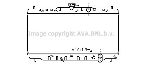 AVA QUALITY COOLING Радиатор, охлаждение двигателя HD2040